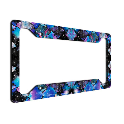 Ink Galaxy License Plate Frame
