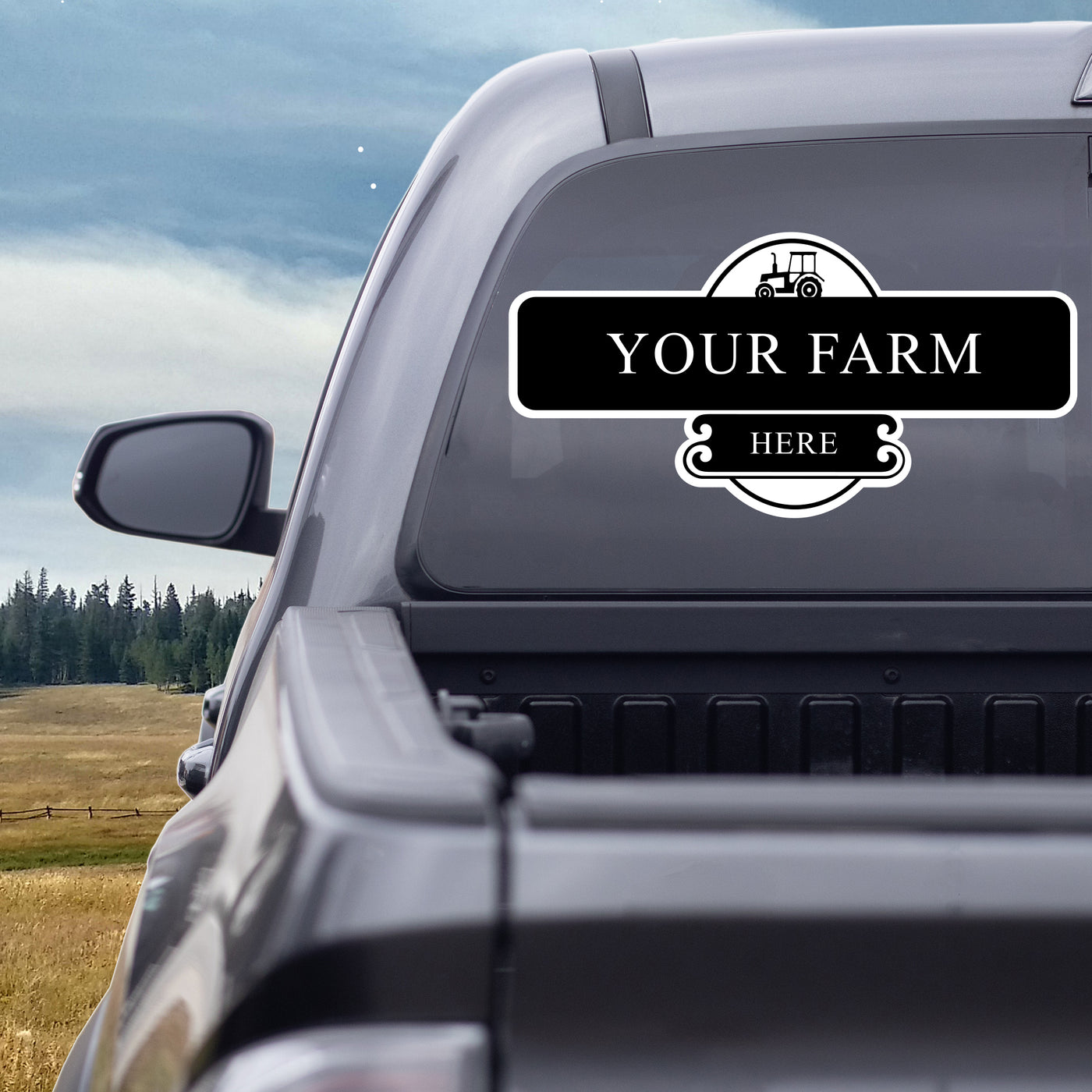 Farm Name Sticker Personalized Farmer Decal Pack of 6 Stickers - Jass Graphix
