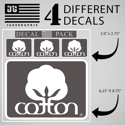 Cotton Decal Gray