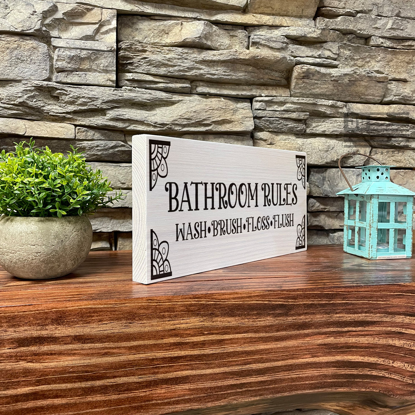 Wood Sign | Bathroom Décor | Wall Décor | Gift For Couples