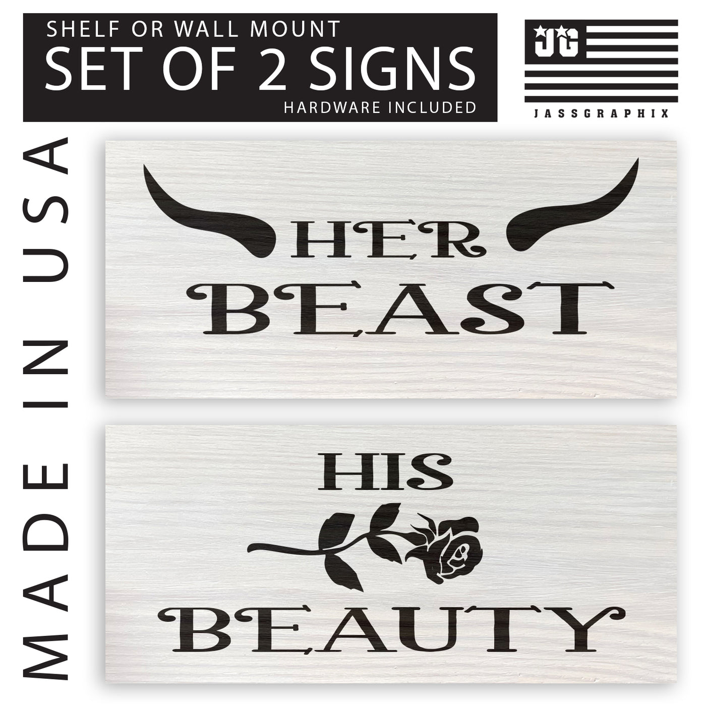 Made In The USA Her Beast and His Beauty 