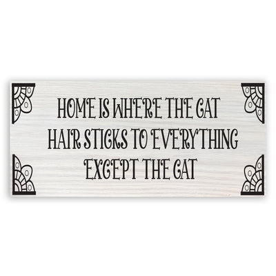 Wood Sign | Family Room Décor | Wall Décor | Gift For Cat Lover