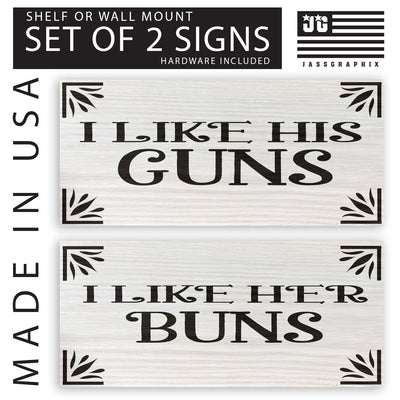 Guns and Buns Made in the USA Graphic