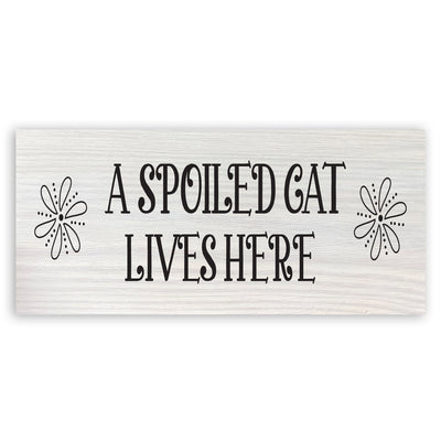 Wood Sign | Family Room Décor | Wall Décor | Gift For Cat Lover