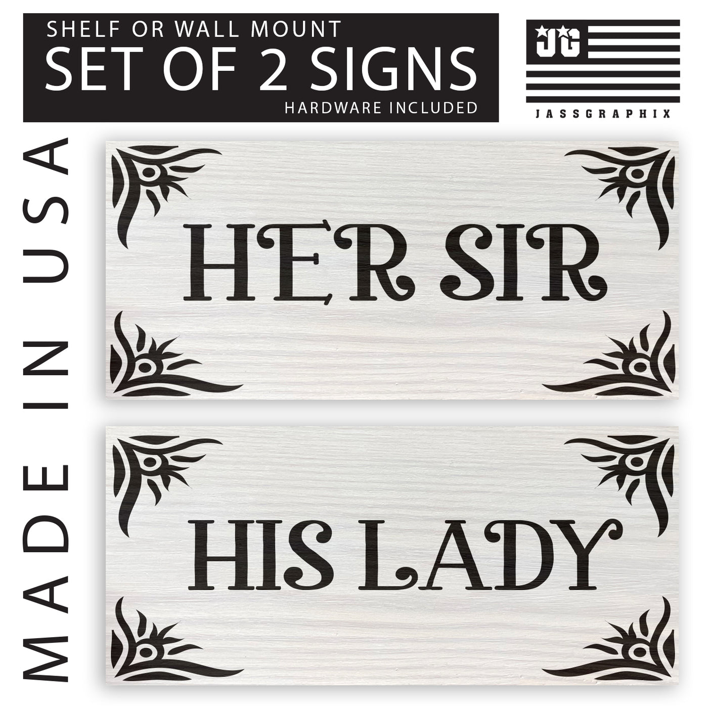 Made in the USA Her Sir and His Lady