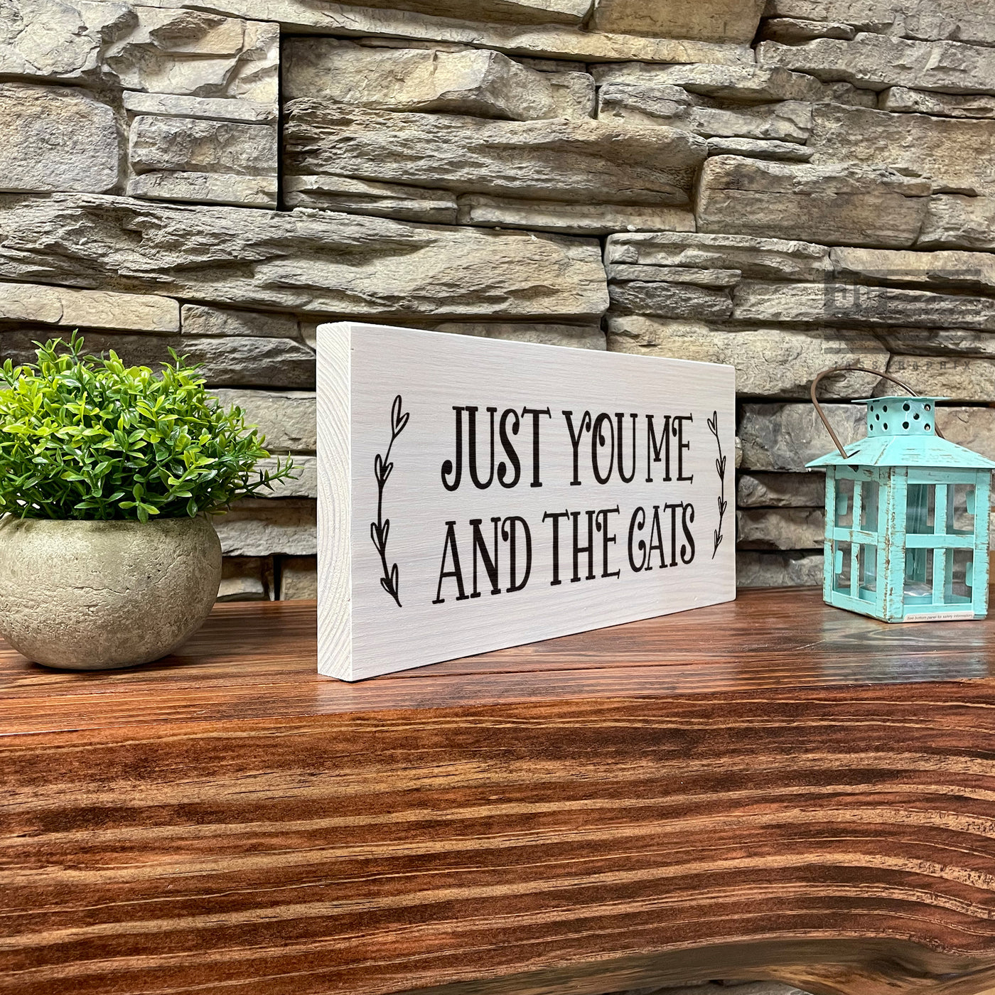 Wood Sign | Family Room Décor | Wall Décor | Gift For Cat Lover