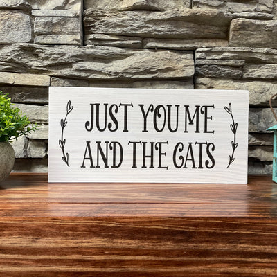 Wood Sign | Family Room Décor | Wall Décor | Gift For Cat Lover