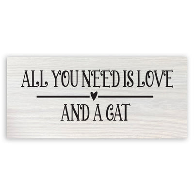 Wood Sign | Family Room Décor | Wall Décor | Gift For Cat Lover