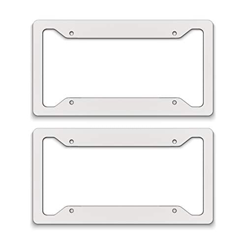 License plate frame sublimation blank 6 pack