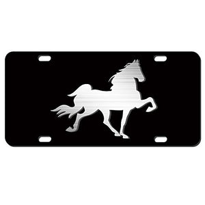 3D Walking Horse Car Tag 1