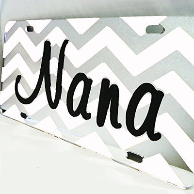 Nana Car Tag White