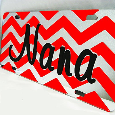 Nana Car Tag Red