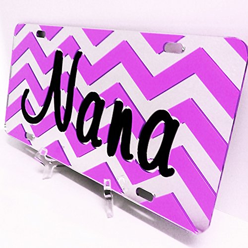 Nana Car Tag Purple