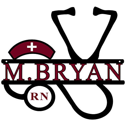 Nurse Sign Burgundy