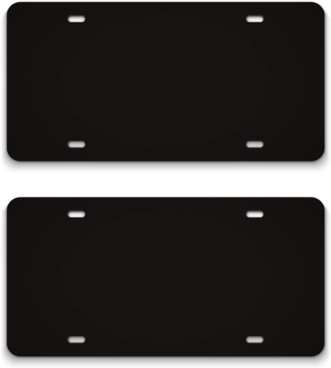 Blank License Plate and  Blank License Plate Frames ready for personalization.