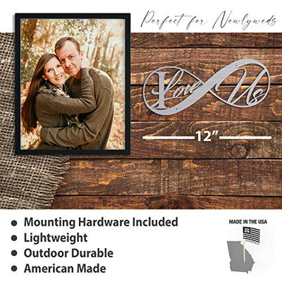 Sign on wood backdrop. Perfect for newlyweds