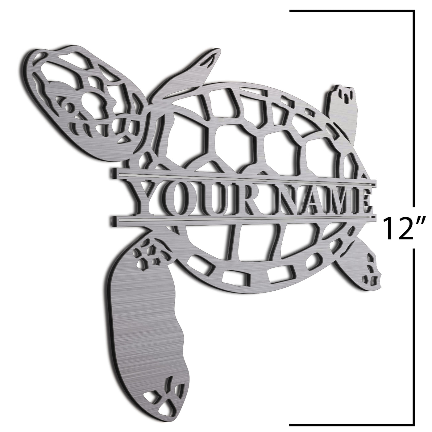  Sea Turtle Sign Brush 12 Inch