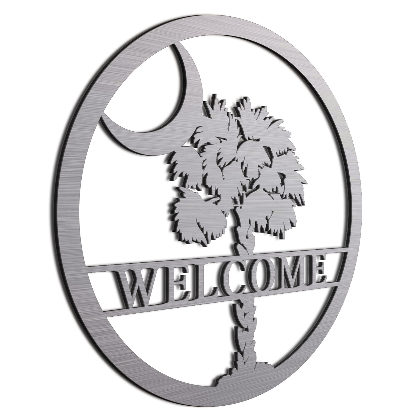 Palmetto Welcome Sign Brush