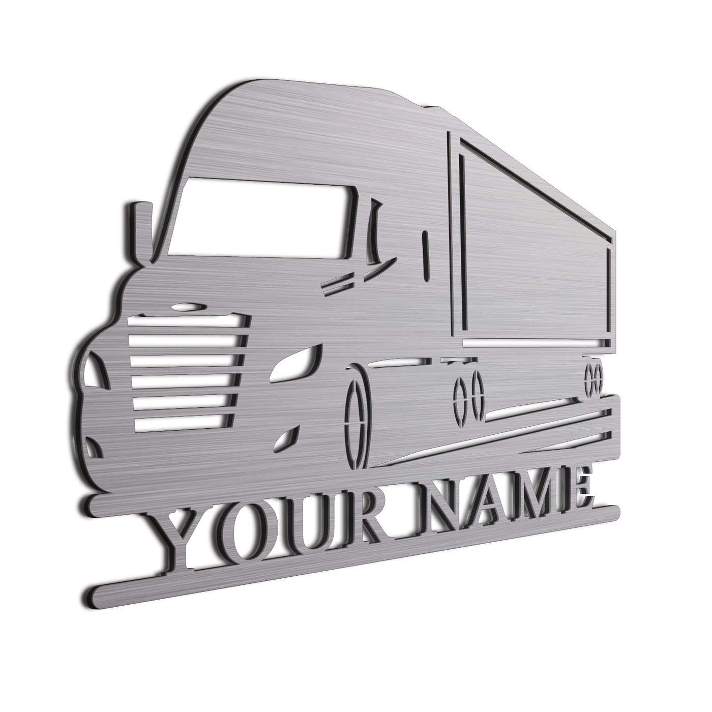  Semi Truck Sign Brush 