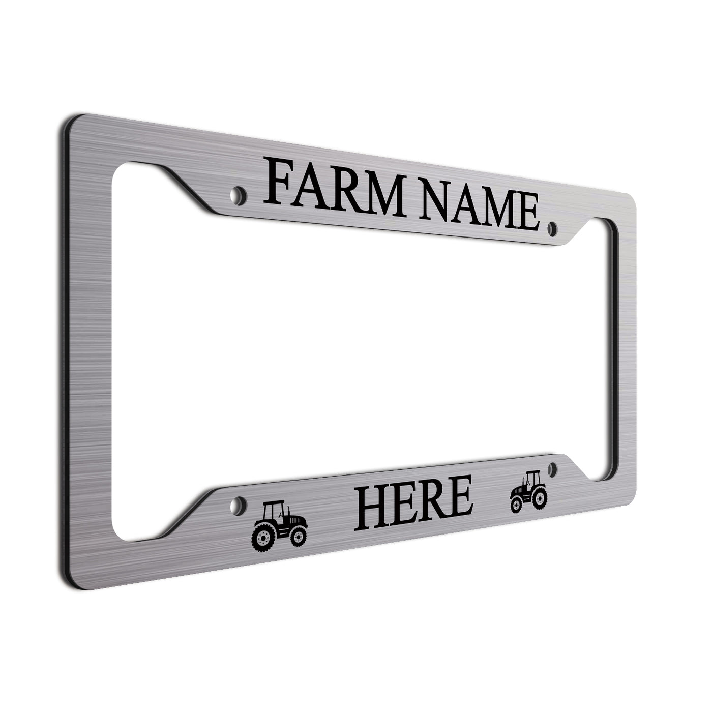 Personalized License Plate for Farmers
