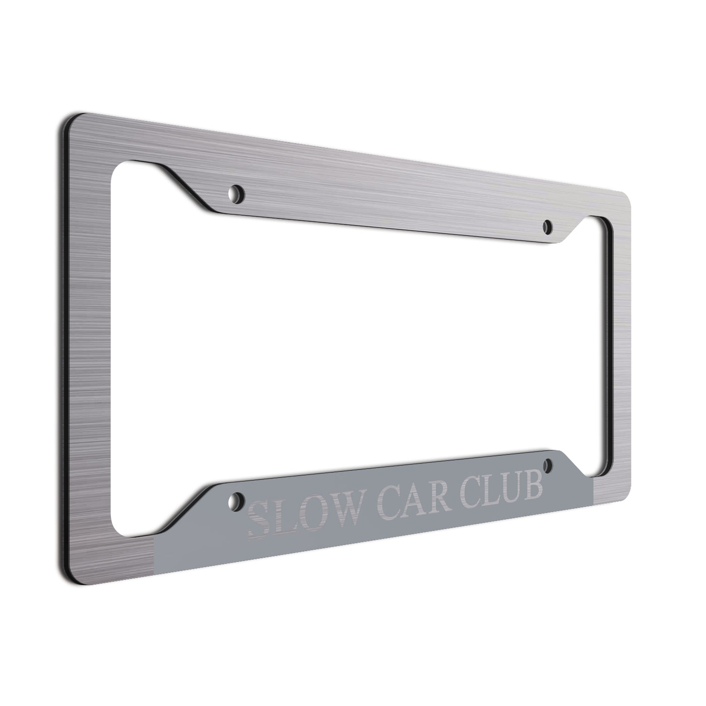 Slow Car Club| License Plate Frame| Fun Vanity Plate Frame