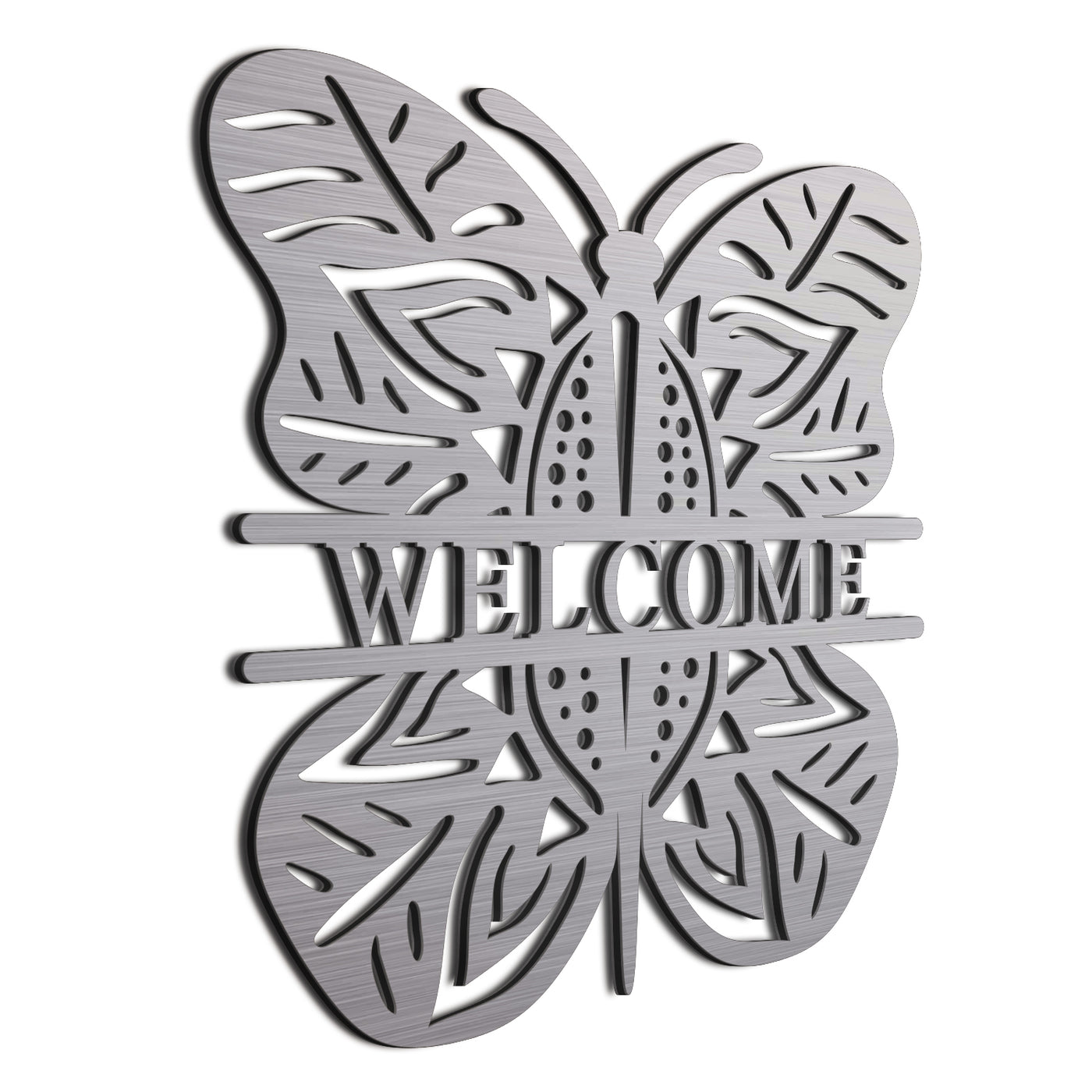 Butterfly Welcome Sign Brush
