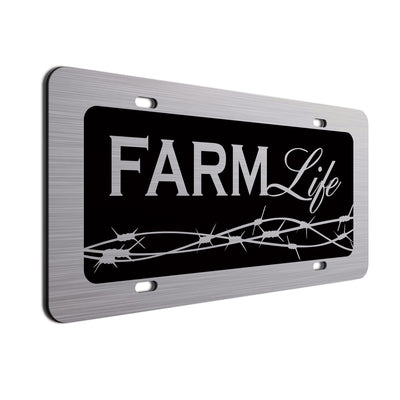 Farm Life Tag Black