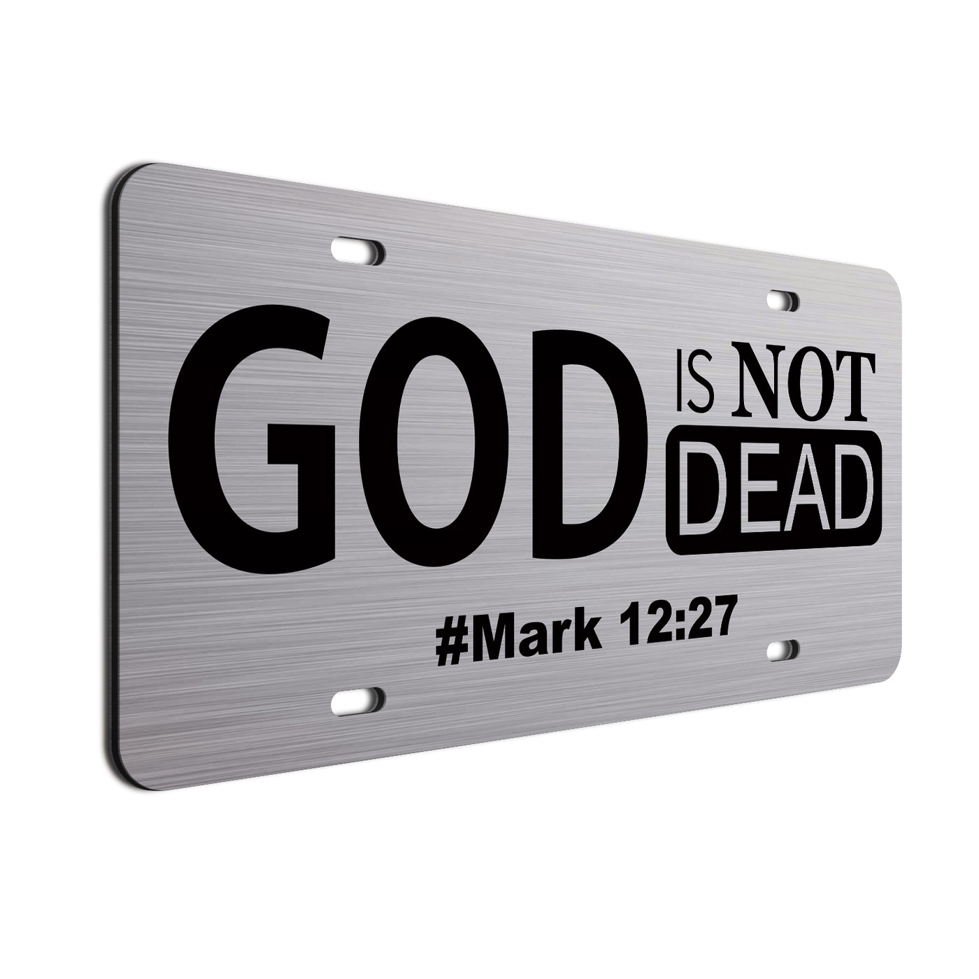  God Is Not Dead Car License Plate Black