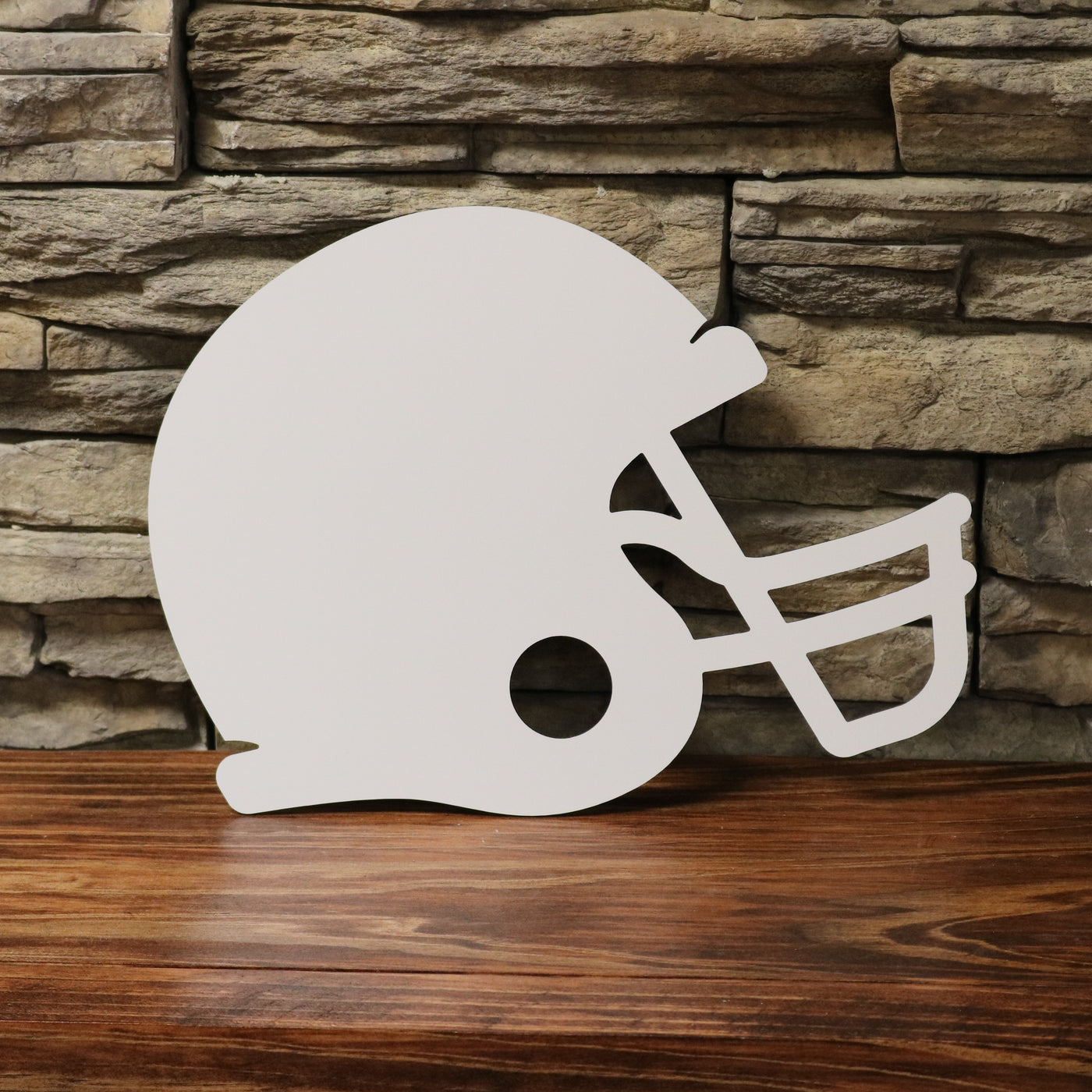 Football Helmet SVG Bundle with Customizable Aluminum Football Helmet Sign Blank with SVG Vinyl Cut File Included - Made in the USA for DIY, Crafters, Sign Making Bundle