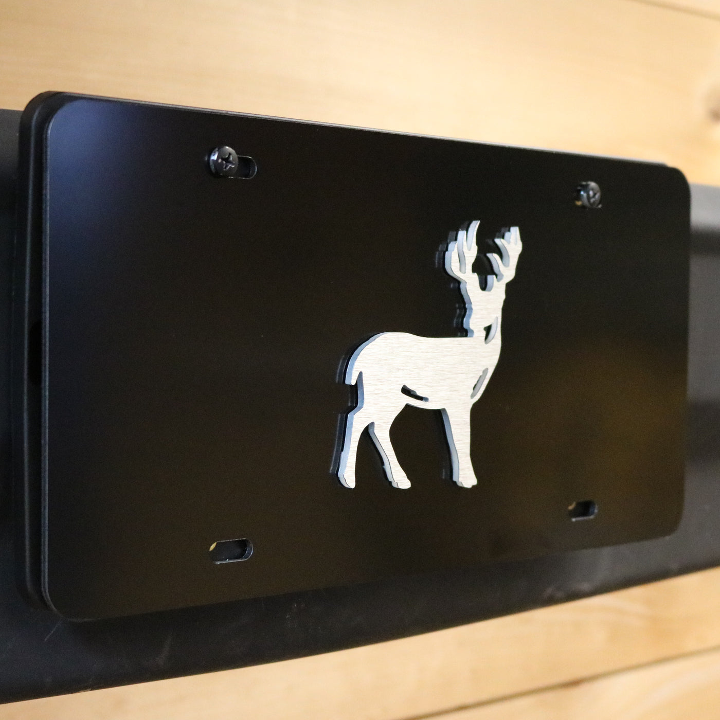 3-D Deer License Plate | Car tag for Deer Hunters or wildlife conservationists | Made in the USA | Great gift for him or her