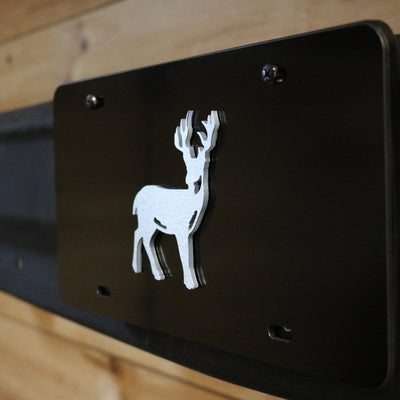 3-D Deer License Plate | Car tag for Deer Hunters or wildlife conservationists | Made in the USA | Great gift for him or her