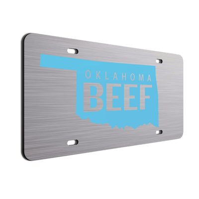  Oklahoma Plate: Baby Blue