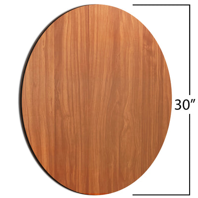 Metal Circle Blanks Wood Grain 30 Inches