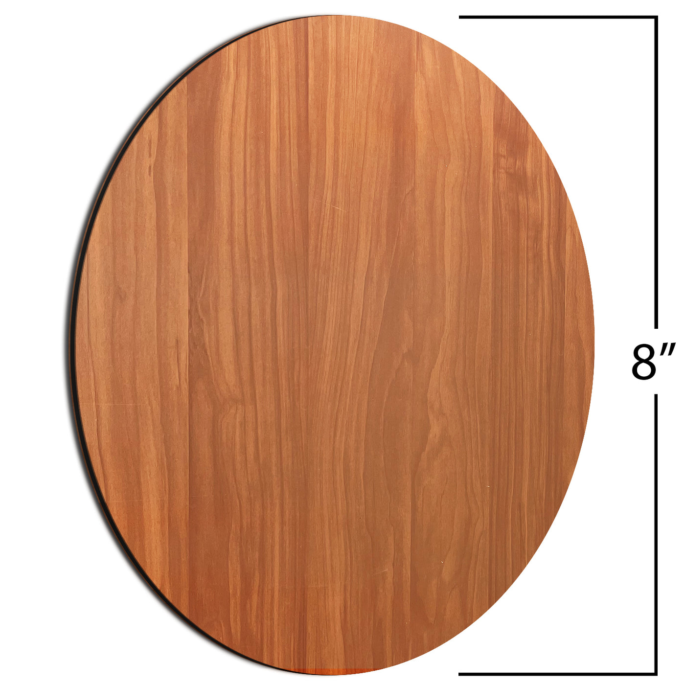 8 inch Aluminum Craft Blanks: Wood Grain 