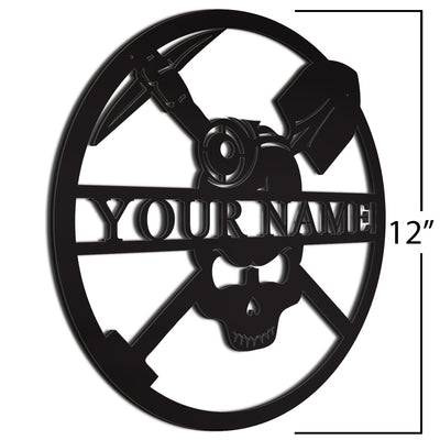 Personalized Coal Miner Sign | Door hanger | Circle Sign | Gift for Coal Miners