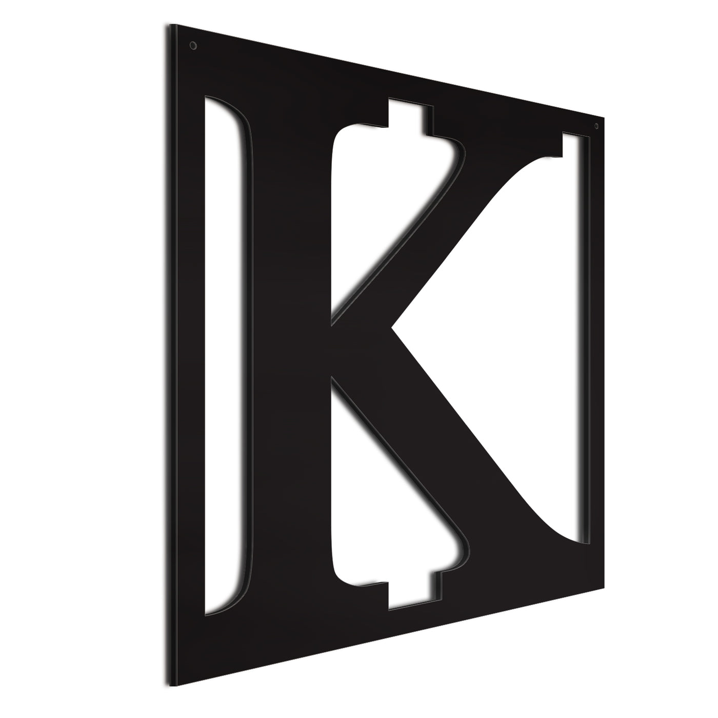 Circle Letter Bold K