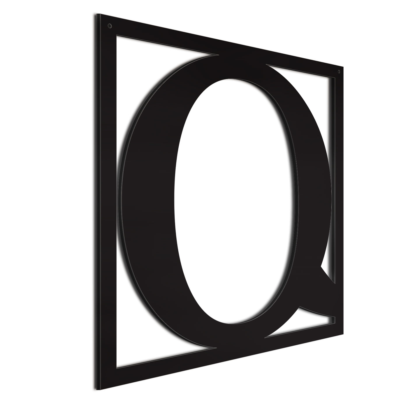 Circle Letter Bold Q