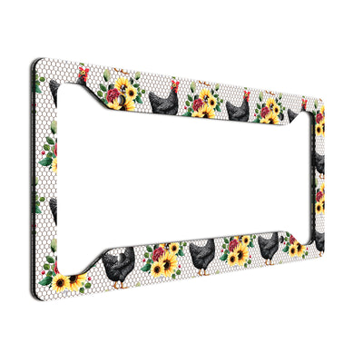 Chicken and sunflower frame