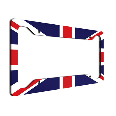 International Flag License Plate Frame| International Flag Gift| Fun Vanity Plate Frame