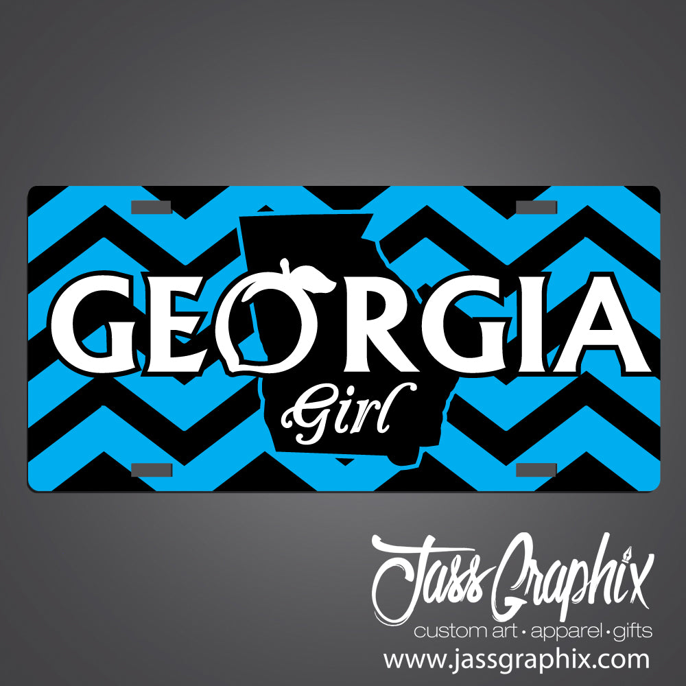 georgia-girl-license-plates-with-peach-logo-babyblue