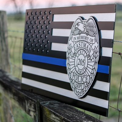 Thin Blue Line Wall Sign 1