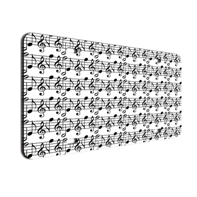 Music note pattern tag
