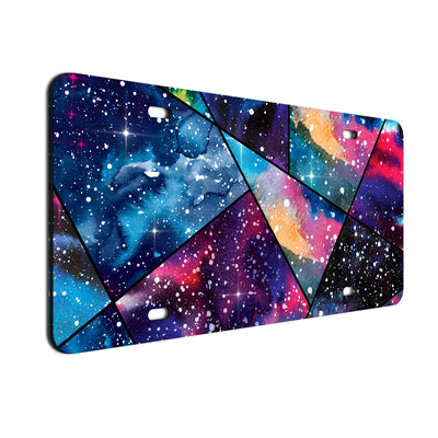 Multicolored Space Three Plate 