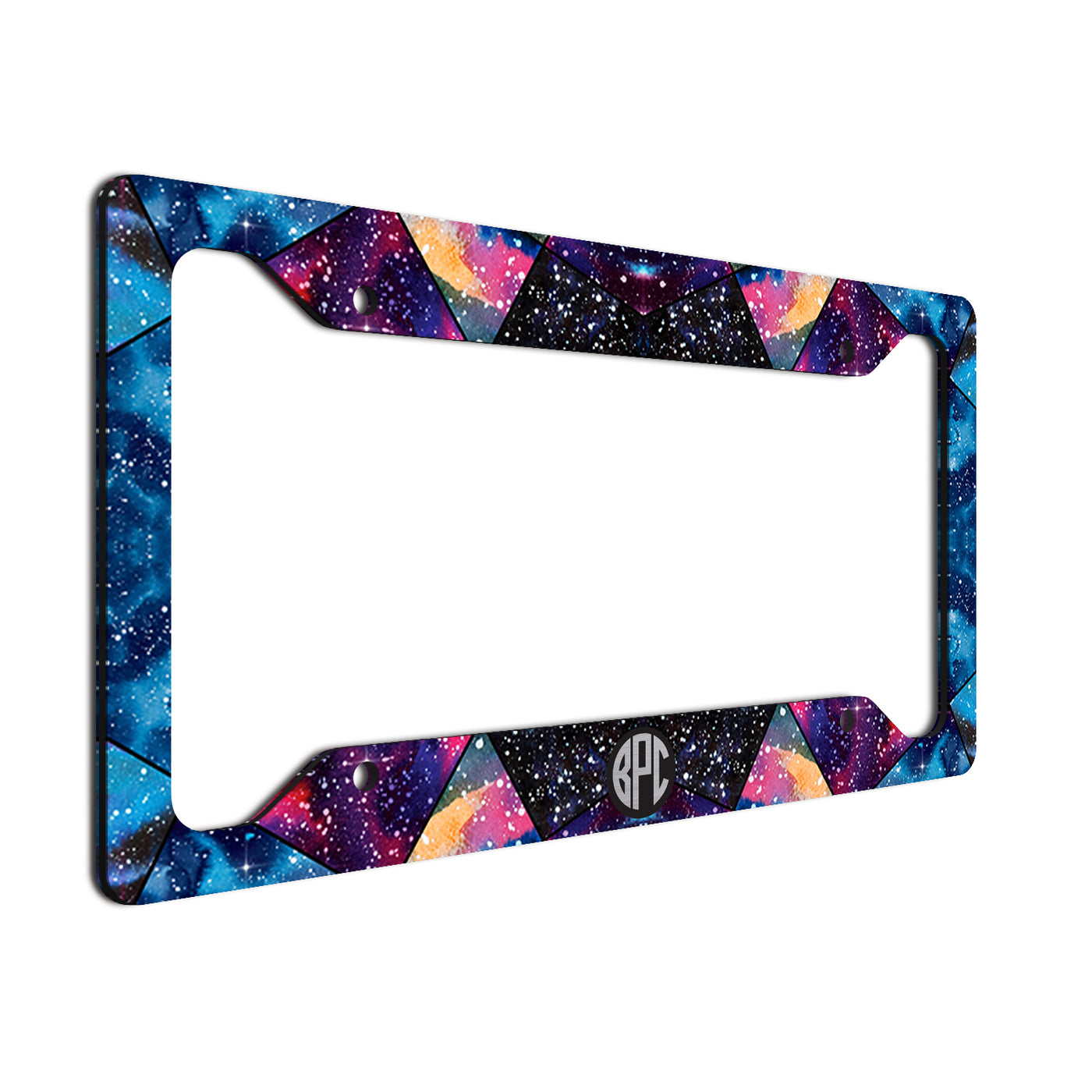 Monogram License Plate Frame Space Three