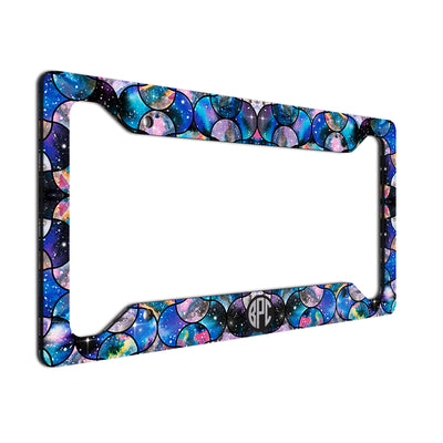 Monogram License Plate Frame Space Two
