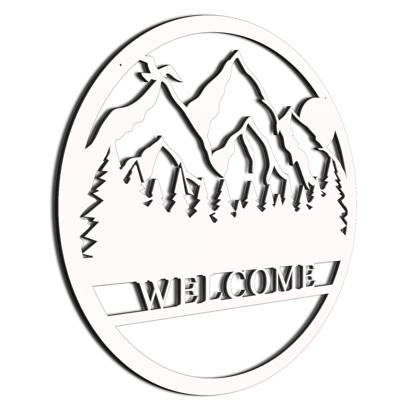 White Mountian Welcome Sign