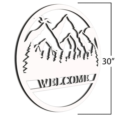 White Mountian Welcome Sign 30 Inch
